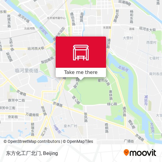 东方化工厂北门 map