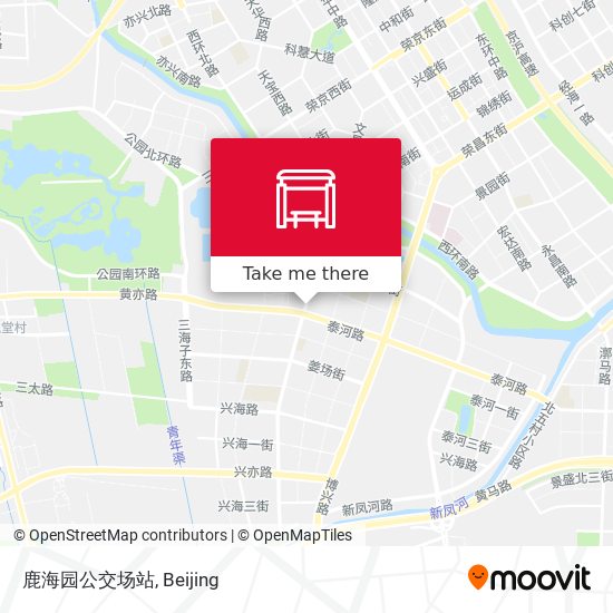 鹿海园公交场站 map