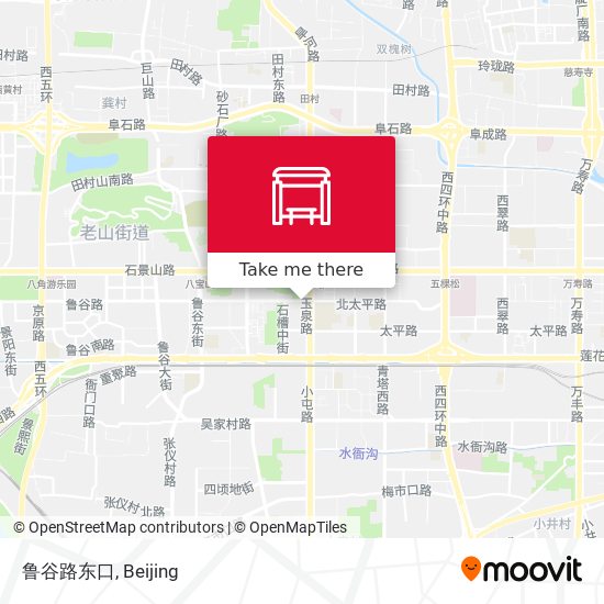 鲁谷路东口 map