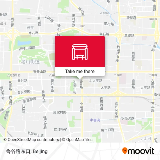 鲁谷路东口 map