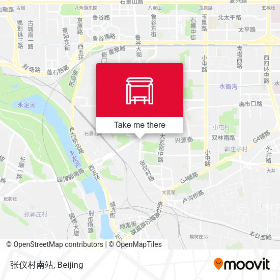 张仪村南站 map