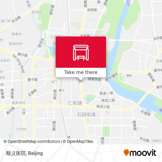 顺义医院 map