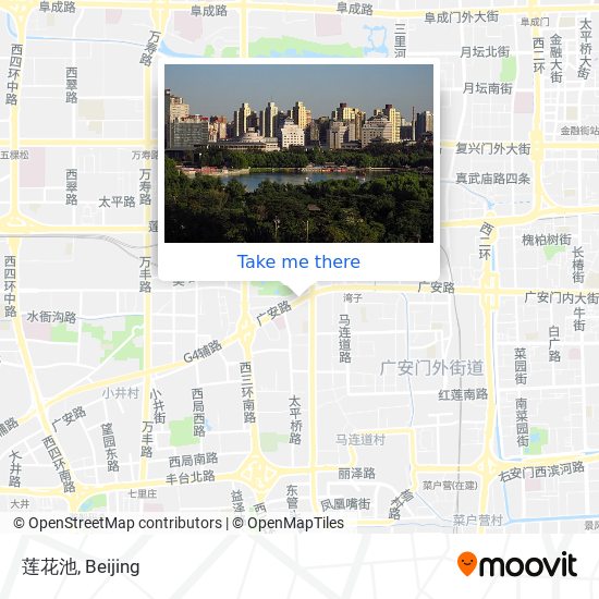 莲花池 map