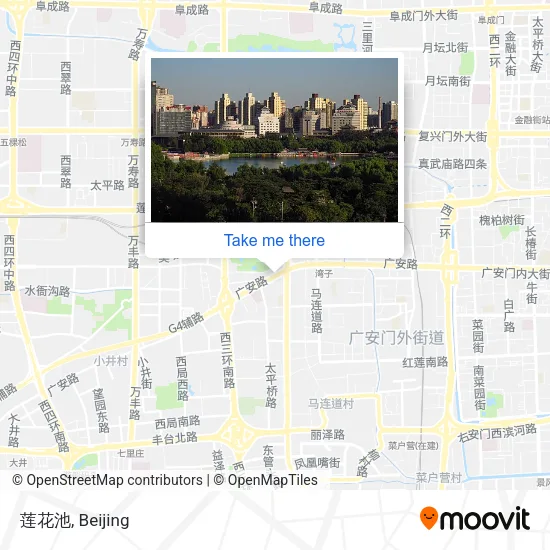 莲花池 map