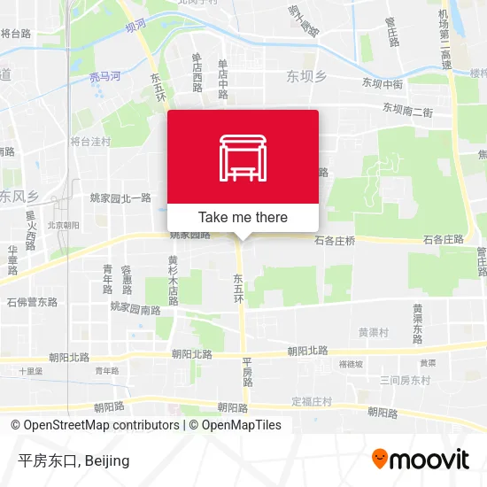 平房东口 map