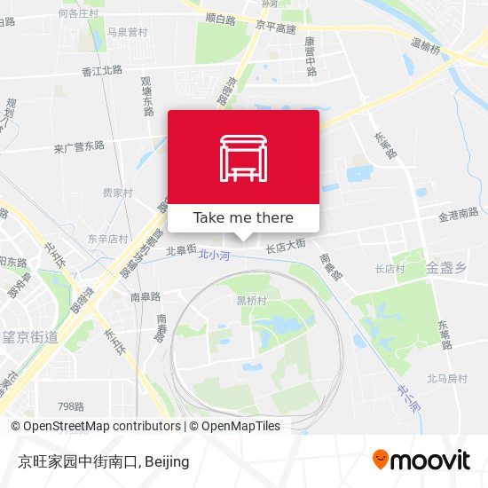 京旺家园中街南口 map