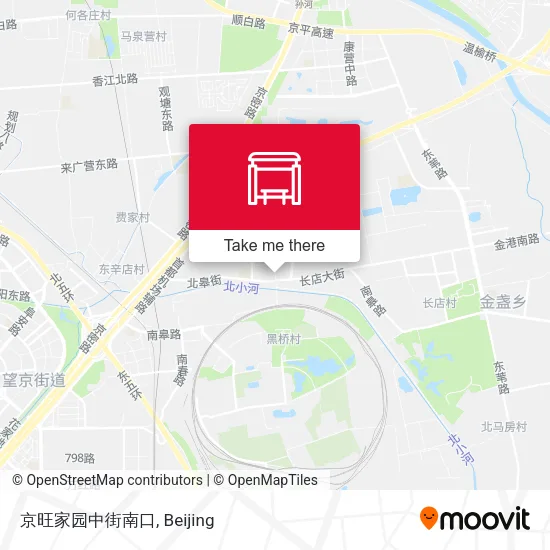 京旺家园中街南口 map