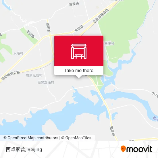 西卓家营 map