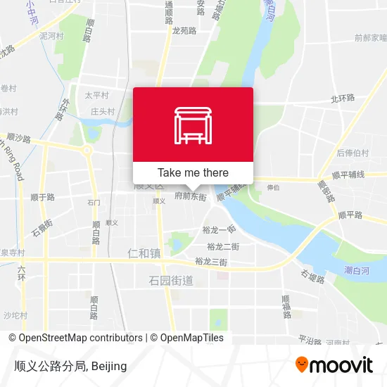 顺义公路分局 map
