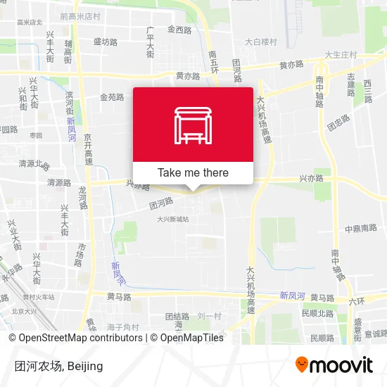 团河农场 map