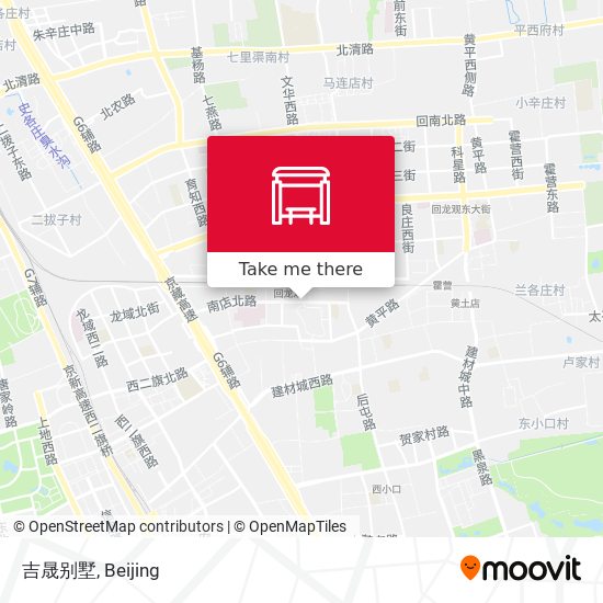吉晟别墅 map