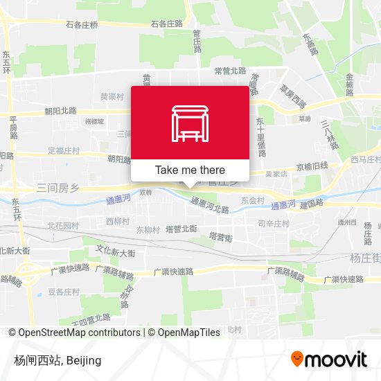 杨闸西站 map