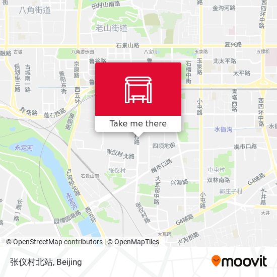 张仪村北站 map