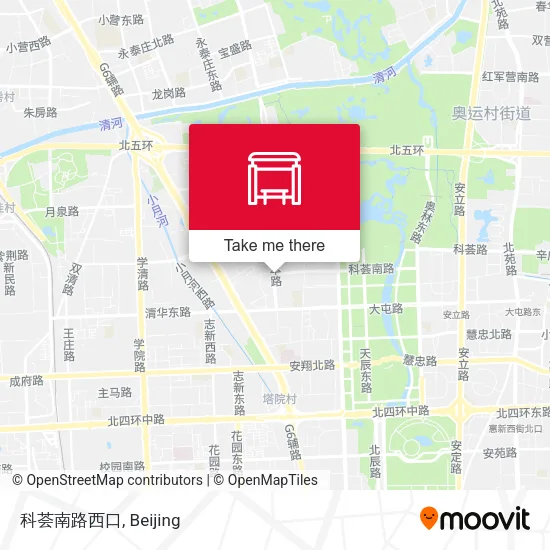 科荟南路西口 map
