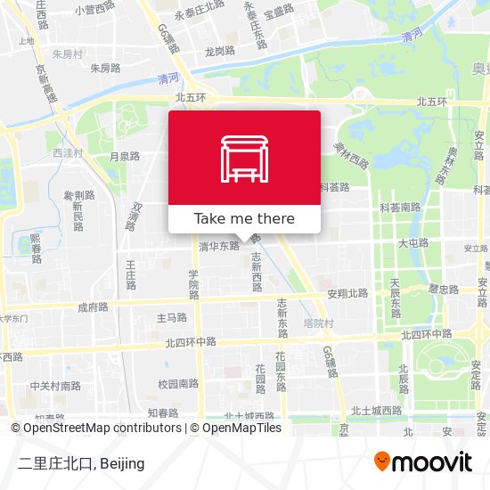 二里庄北口 map