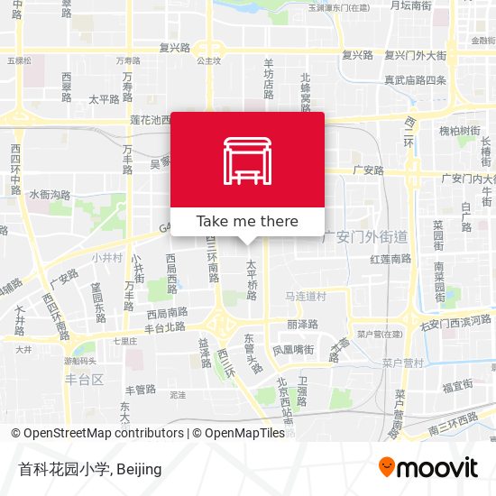 首科花园小学 map