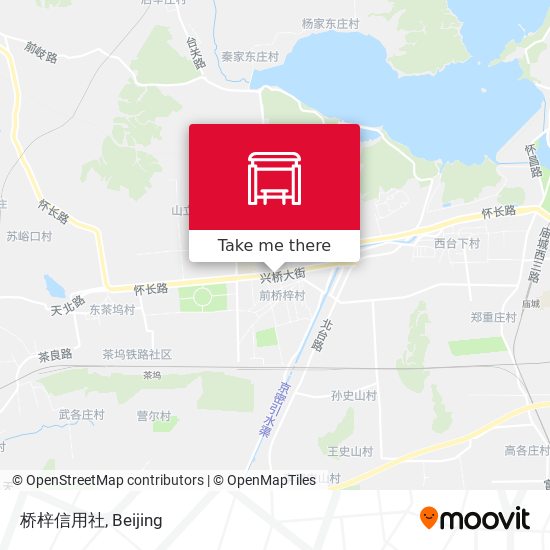桥梓信用社 map