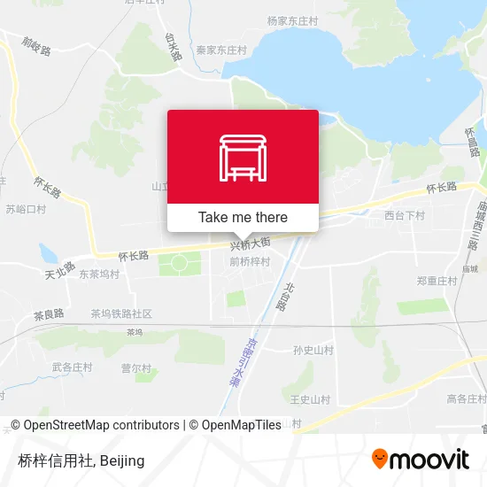 桥梓信用社 map