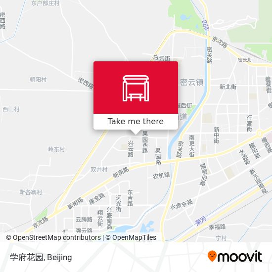 学府花园 map