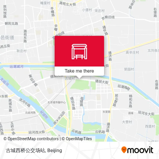 古城西桥公交场站 map