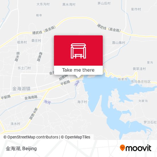 金海湖 map