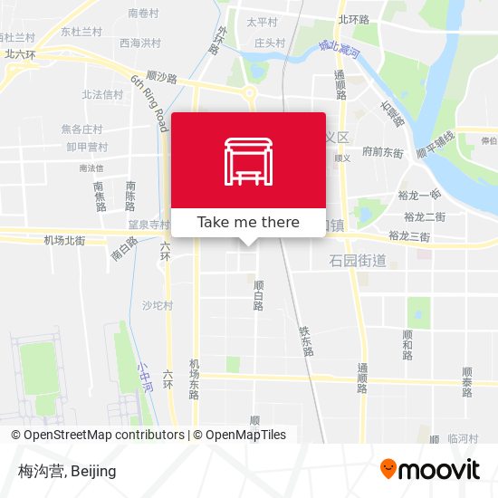 梅沟营 map