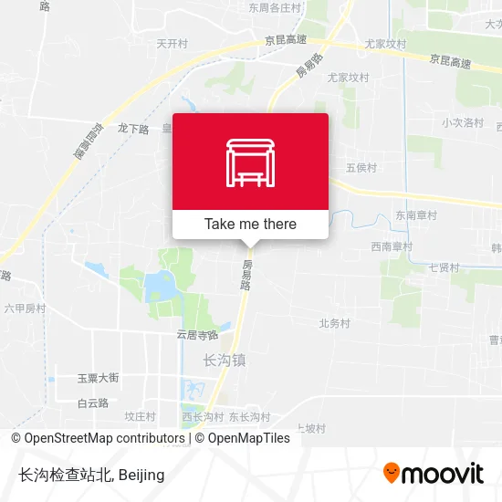 长沟检查站北 map