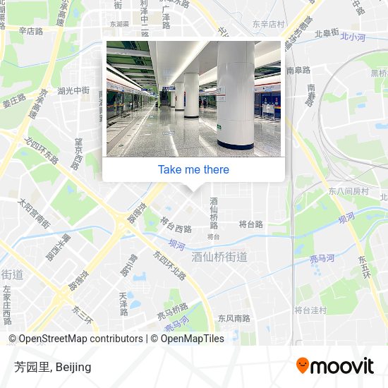 芳园里 map