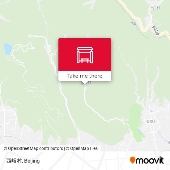 西峪村 map