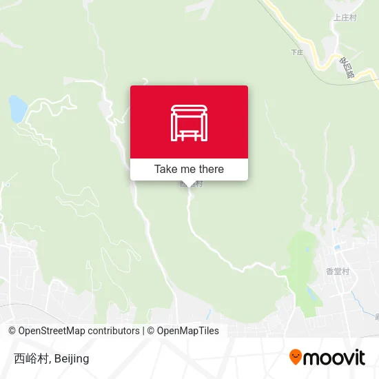 西峪村 map