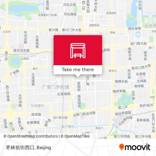 枣林前街西口 map