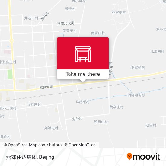 燕郊住达集团 map