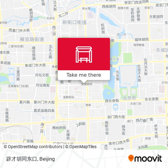 辟才胡同东口 map