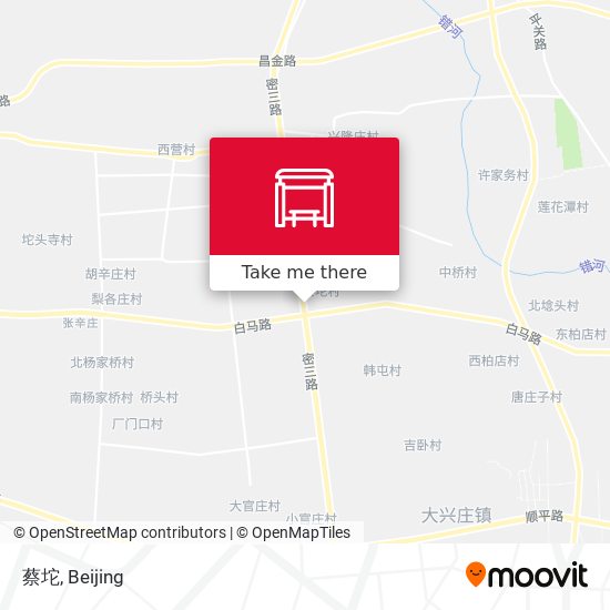 蔡坨 map