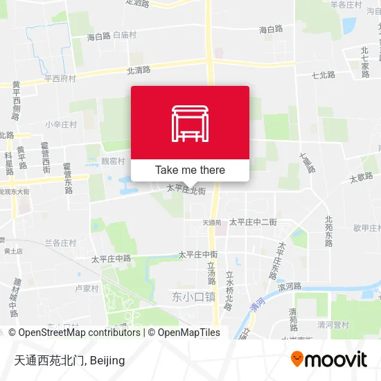 天通西苑北门 map
