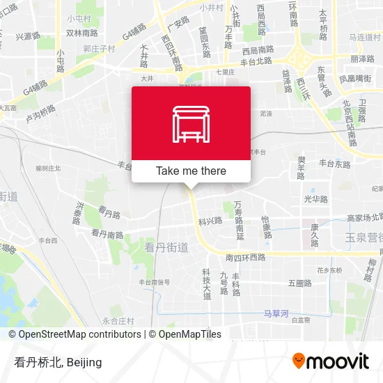 看丹桥北 map
