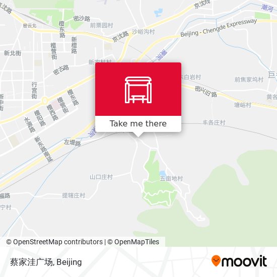 蔡家洼广场 map