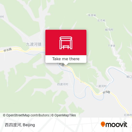 西四渡河 map