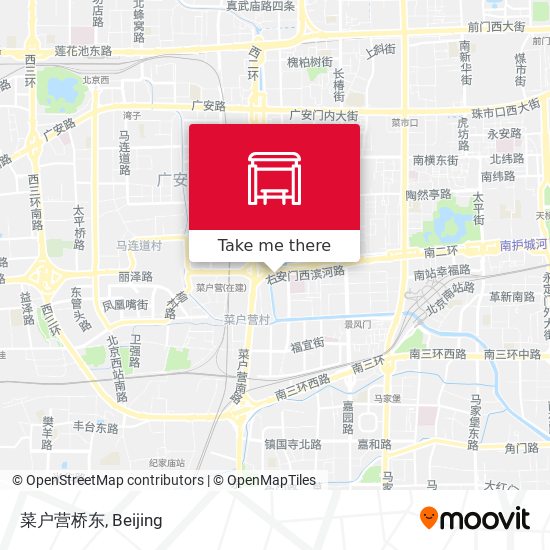 菜户营桥东 map