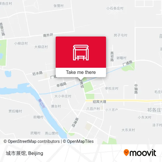 城市展馆 map