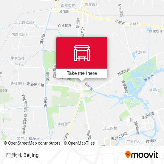 前沙涧 map