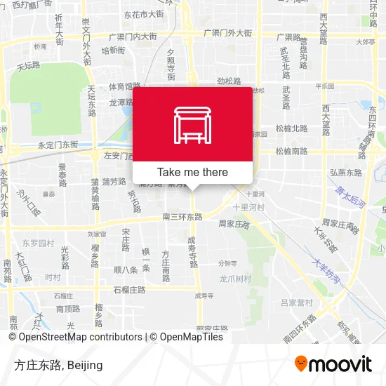 方庄东路 map