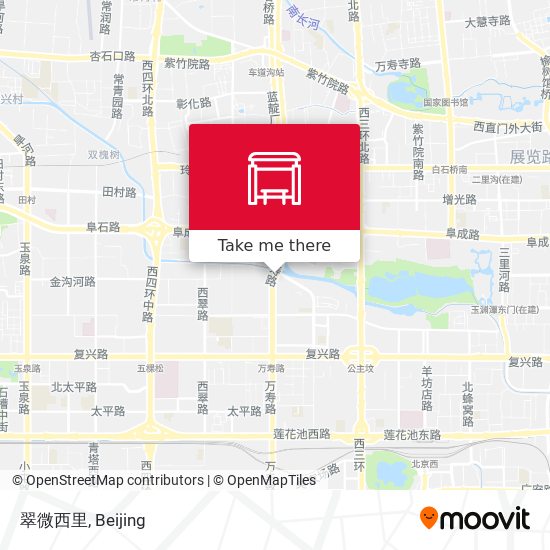 翠微西里 map