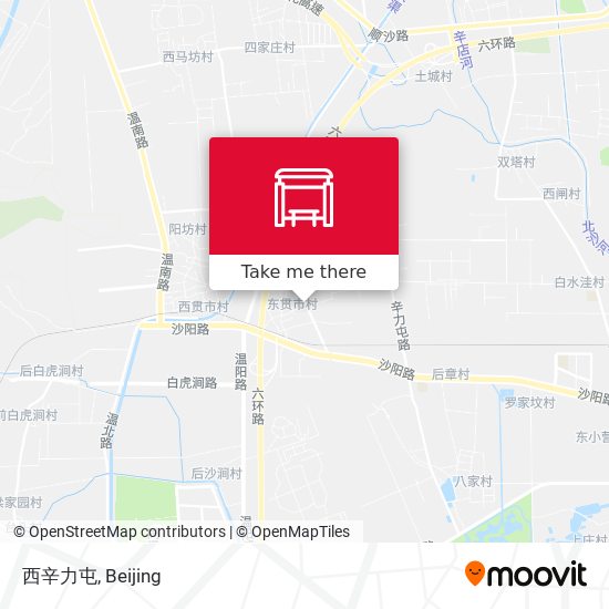 西辛力屯 map