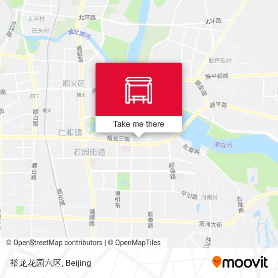 裕龙花园六区 map