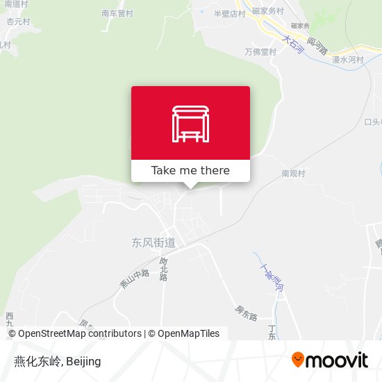 燕化东岭 map
