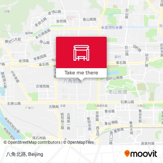 八角北路 map