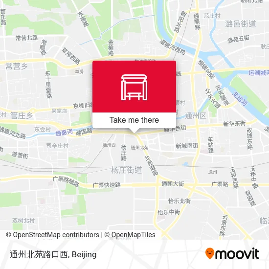 通州北苑路口西 map