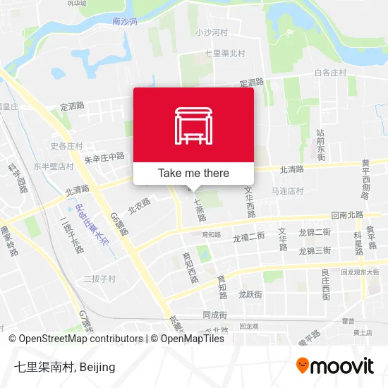 七里渠南村 map