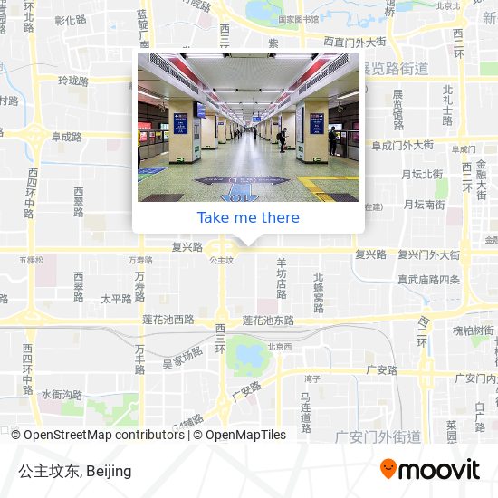 公主坟东 map